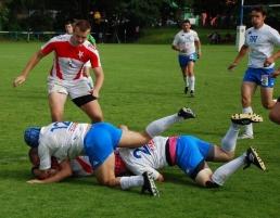 Mozaika z finále play off ragbyové extraligy