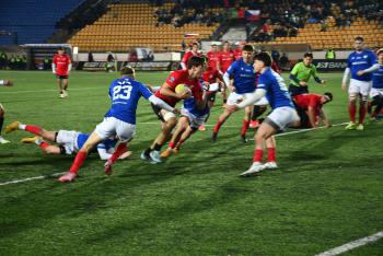 Mladí čeští ragbisté v semifinále ME U20 a U18 v Praze na své soupeře nestačili