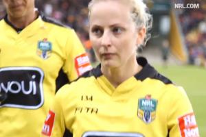 Belinda Sharpová bude první ženou, která bude pískat ragbyový zápas v Austrálii Belinda Sharpová bude první ženou, která bude pískat ragbyový zápas v Austrálii