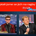 Ragby sledovali i FOTBALISTA ROKU 2025 Pavel Šulc a krasobruslař René Novotný