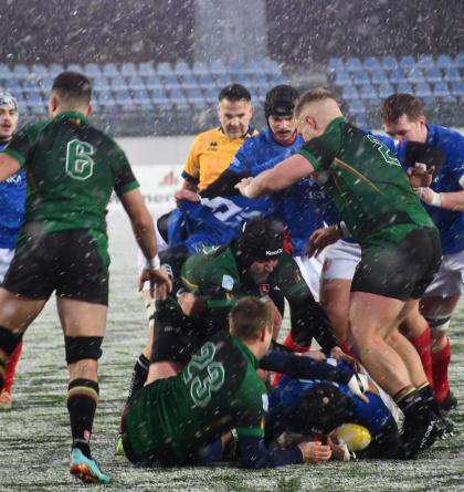 Hurá v sobotu 28. února 2026 na ragbyové utkání  ME - Trophy do Prahy na Markétu  Česko - Litva