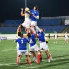 Tým českých ragbistů prokázal, že je partou hráčů, kteří si navzájem věří a mají sebevědomí ve svoji výkonnost a bojovnost Tým českých ragbistů prokázal, že je partou hráčů, kteří si navzájem věří a mají sebevědomí ve svoji výkonnost a bojovnost