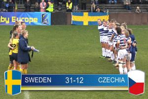 Češky v Norrkopingu prohrály v ragby XV. se Skandinávkami. Švédsko - Česko 31:12 Češky v Norrkopingu prohrály v ragby XV. se Skandinávkami. Švédsko - Česko 31:12