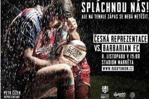 Ragbyoví fanoušci slaví – česká reprezentace vyzve legendární Barbarians