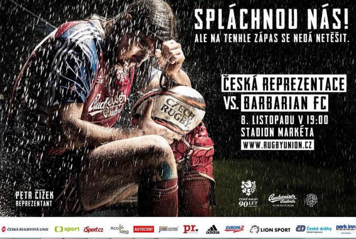 Ragbyoví fanoušci slaví – česká reprezentace vyzve legendární Barbarians
