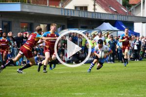Mistrovský titul v ragby získali ragbisté Říčan potřetí za sebou. Finále: Říčany - Sparta 16:9