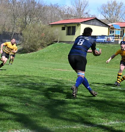 Ragbisté Přelouče vedou druhou ligu! Nejčastěji za Přelouč  pokládá pětky  Štěpán Krejzl