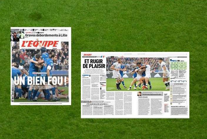 Prvenství v Poháru šesti národu patří Irsku. Francie slaví po výhře nad Anglií 22:16 Prvenství v Poháru šesti národu patří Irsku. Francie slaví po výhře nad Anglií 22:16