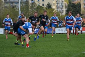 Finalisté poslední play off se opět utkali. Ragbisté Tatry Smíchov porazili Vyškov 39:7