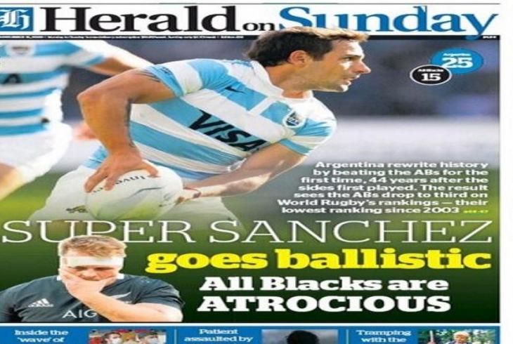Výsledek ze soutěže Tri Nations způsobil šok pro ragbyový svět. Argentina - Nový Zéland 25:15 Výsledek ze soutěže Tri Nations způsobil šok pro ragbyový svět. Argentina - Nový Zéland 25:15