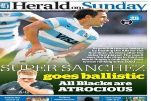 Výsledek ze soutěže Tri Nations způsobil šok pro ragbyový svět. Argentina - Nový Zéland 25:15 Výsledek ze soutěže Tri Nations způsobil šok pro ragbyový svět. Argentina - Nový Zéland 25:15
