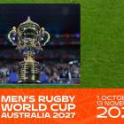Světový ragbyový šampionát 2027 mužů byl rozlosovaný do šesti základních skupin