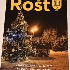 Titulní stránka časopisu Rošt číslo 12 / 2025