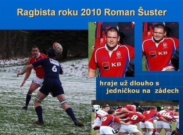 Ragbistou roku je Roman Šuster