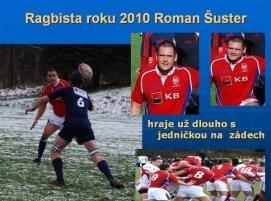 Ragbistou roku je Roman Šuster